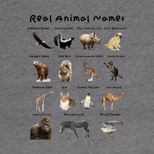 Real Animal Names by RandomShop